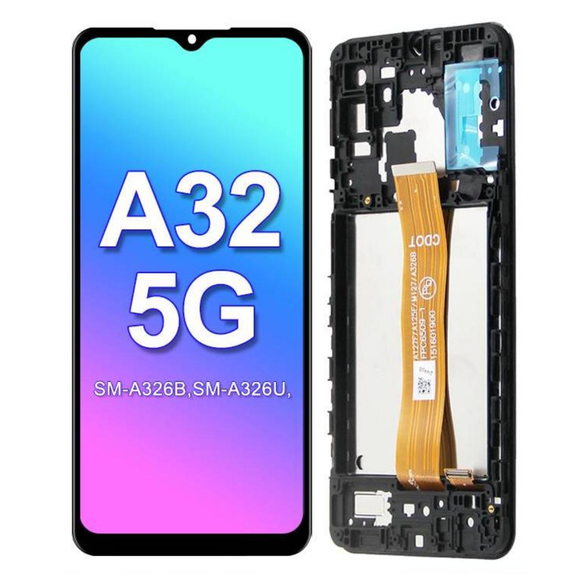 YWLRONG for Samsung Galaxy A32 5G A326U Screen Replacement LCD Display for  Samsung Galaxy A32 5G A326U LCD Touch Screen Assembly Replacement with Kit