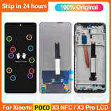 Replacement LCD Display Touch Screen With Frame for Xiaomi Poco X3 Pro M2102J20SG M2102J20SI
