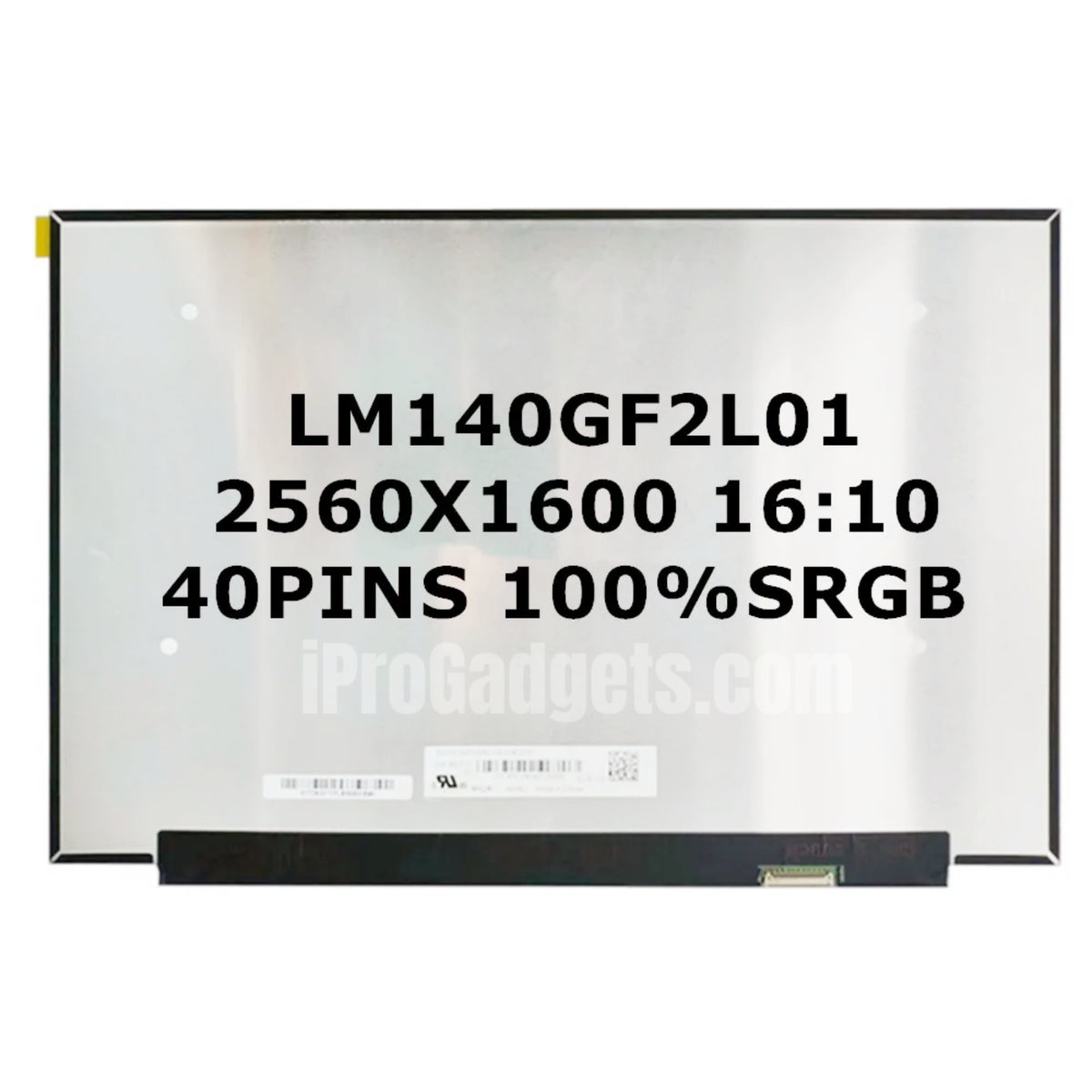 Dalle écran LCD 14 Pouces FHD LM140LF5L01 - LED IPS 30 Broches - Mat - DisplaySeek