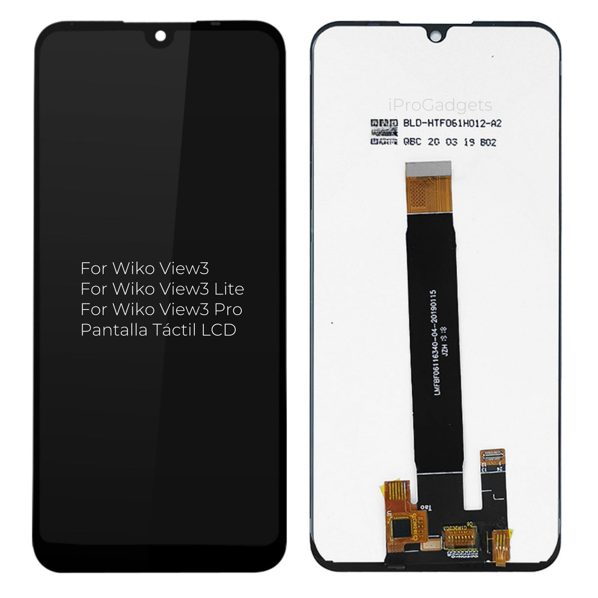 Écran Complet Vitre Tactile + LCD Assemblé Pour Wiko Ufeel Lite (blanc) - Neuf