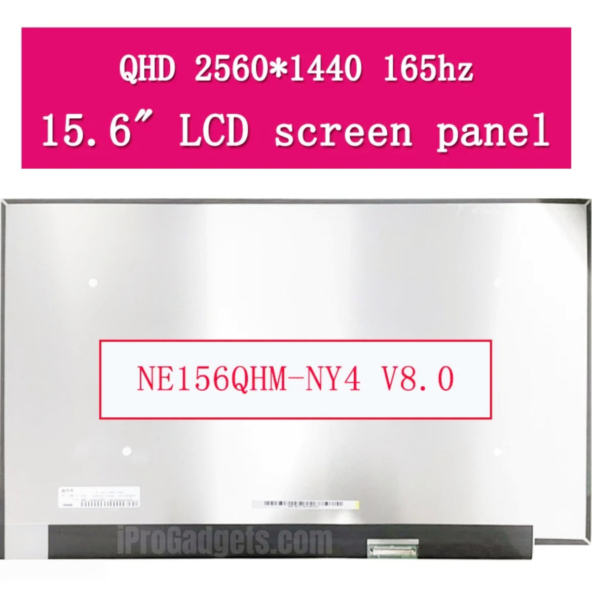 Écran LCD Remplacement 17.3" QHD 165Hz - Réf. NE173QHM-NY1 Etc. - Pour Ordinateur Portable - Neuf Avec Garantie 3 Mois