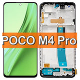 Replacement AMOLED LCD Display Touch Screen With Frame for Xiaomi POCO M4 Pro 4G 2201117PI 2201117PG MZB0B5VI