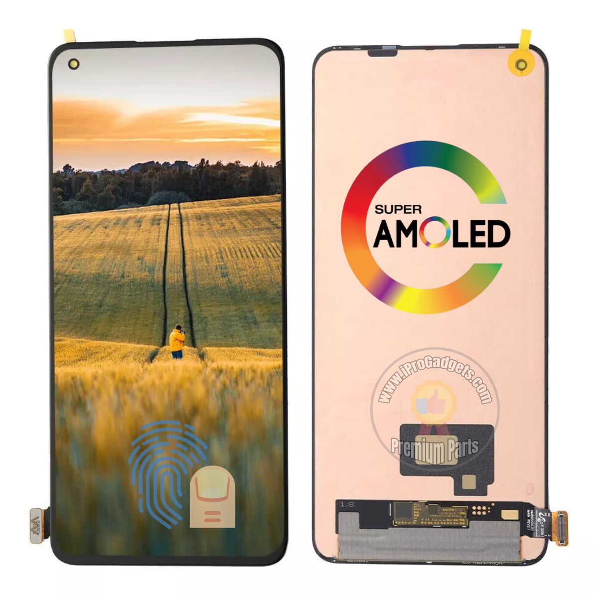 Replacement for OnePlus 8T 5G KB2001 KB2000 KB2003 AMOLED Display