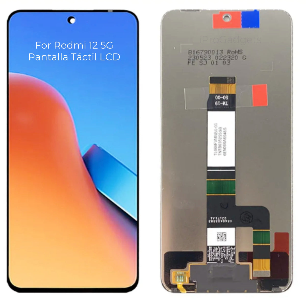 Display LCD Per Xiaomi Redmi 12 4G/5G - Schermo Di Ricambio Con Touch, 6.79 Pollici, Nero Con Cornice - Foto 5