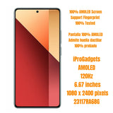 Replacement AMOLED Display Touch Screen For Xiaomi Redmi Note 13 Pro 4G 23117RA68G