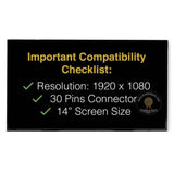 Replacement New Display B140HAN06.9 HW1A 14.0 inch FHD LCD Screen Panel