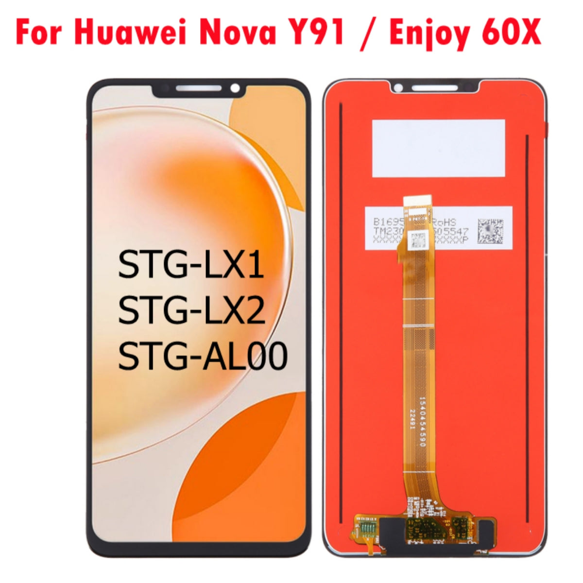 Replacement LCD Display Touch Screen For Huawei Nova Y91 STG-LX1 STG ...