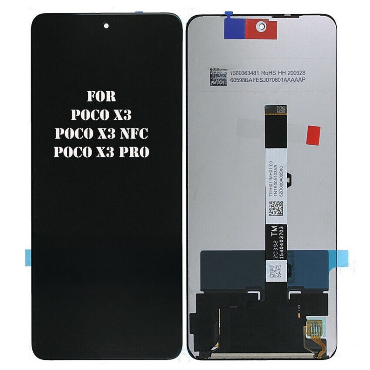 Replacement LCD Display Touch Screen for Xiaomi Poco X3 X3 Pro NFC