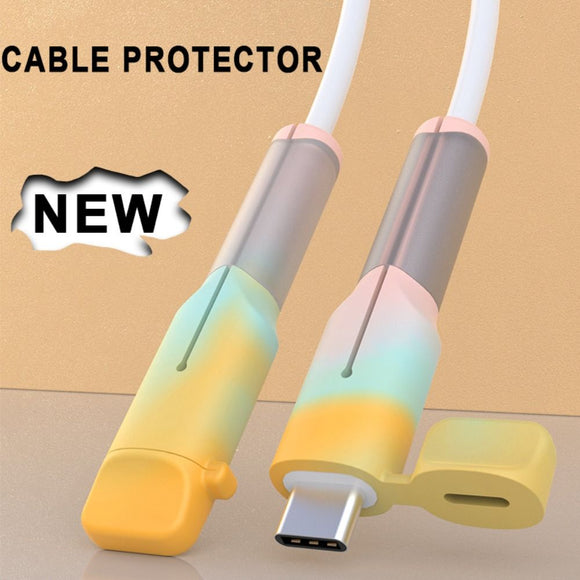 Phone USB Cable Protector Soft Silicone Cover Cap Practical Accessories