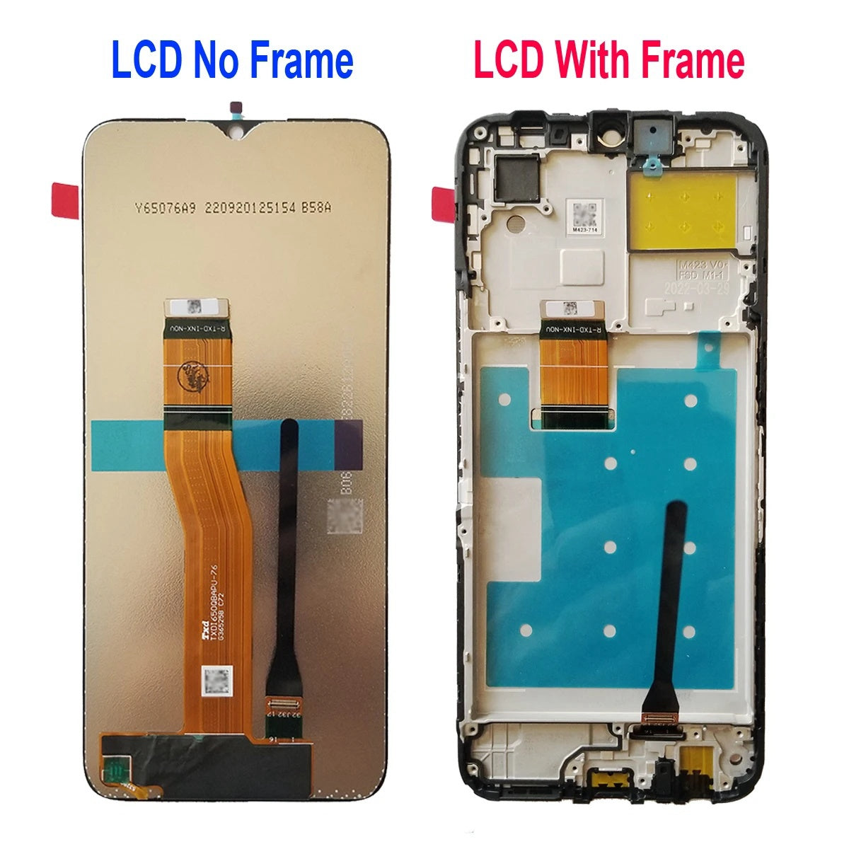 Écran LCD Complet Noir Sur Châssis Pour Honor 70 - Reconditionné