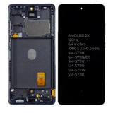 Replacement AMOLED Display Touch Screen With Frame Assembly For Samsung Galaxy S23 FE SM-S711B Black