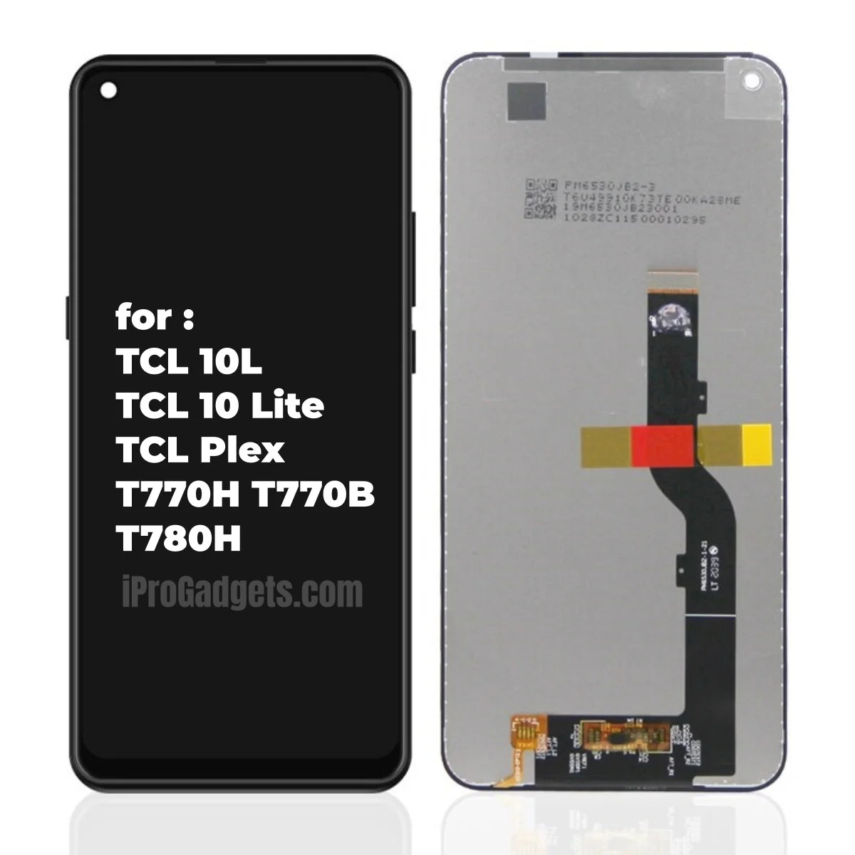 Replacement LCD Display Touch Screen for TCL 10L 10 Lite T770H