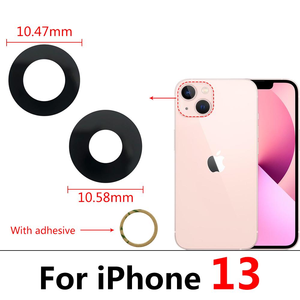 Replacement for iPhone 13 Mini Pro Max Rear Back Camera Glass Lens