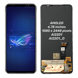Replacement AMOLED Display Touch Screen For Asus ROG Phone 6 / 6 Pro AI2201_C AI2201_D