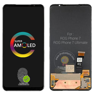 Replacement AMOLED Display for Asus ROG Phone 7 AI2205_C 7 Ultimate 165Hz Touch Screen Assembly Black