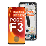 Replacement New Display for Xiaomi POCO F3 5G M2012K11AG AMOLED Touch Screen Digitizer With Frame Assembly