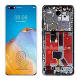 Pantalla táctil LCD AMOLED con marco para Huawei P40 Pro ELS-N04 NX9 N29 N29D