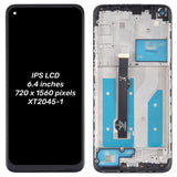 Pantalla táctil LCD de repuesto con marco para Motorola Moto G8 XT2045-1