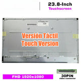 Reemplazo de pantalla táctil LCD todo en uno de 24 pulgadas para Lenovo Ideacentre A540-24ICB A540-24API F0EM F0EL versión táctil