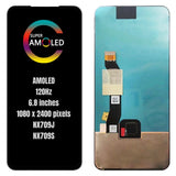 Replacement AMOLED Display Touch Screen For ZTE nubia Red Magic 7 Pro NX709J 7S Pro NX709S