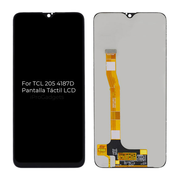 Asamblea de pantalla táctil de la exhibición del LCD del reemplazo para TCL 205 4187D