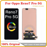Replacement New Display for OPPO Reno7 Pro CPH2293 PFDM00 AMOLED Touch Screen Assembly Support Fingerprint