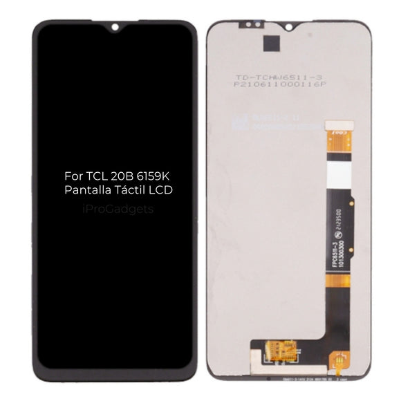 Asamblea de pantalla táctil de la exhibición del LCD del reemplazo para TCL 20B 6159K 6159a 6159