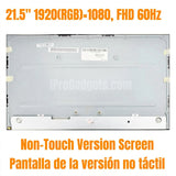 Replacement New Display for HP All-in-One 22-df0010la 140R7AA LCD Screen Panel FHD 21.5 inch Non-Touch