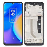 Pantalla táctil LCD de repuesto con marco para TCL 20 SE T671H T671F T671O T671E