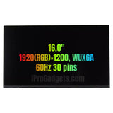 Replacement 16.0 Inch Laptop LCD Screen N160JCA-GEA Display Matrix Panel 60hz
