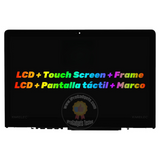 Replacement Display for HP Pavilion X360 15-BR Series 15-br001la LCD Touch Screen With Frame Assembly