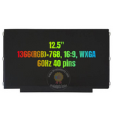 Replacement LCD Screen Display For B125XW01 V.0 12.5 inch WXGA TN Panel