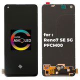 Replacement Original AMOLED Display For OPPO Reno7 SE 5G PFCM00 CPH2371 Reno 7 4G CPH2363 Touch Screen Black