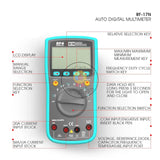 RF4 RF-17N Digital Multi-function Multimeter NCV AC/DC Circuit Board Electronic Maintenance Instrument Tester for Repair Tools
