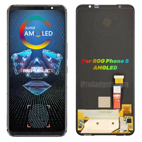 Reemplazo para Asus ROG Phone 5 ZS673KS I005DB I005DA 1B048IN pantalla LCD Original MONTAJE DE digitalizador con pantalla táctil OEM