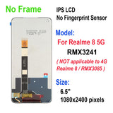 Replacement LCD Display Touch Screen for OPPO Realme 8 5G RMX3241
