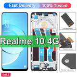 Ersatz-AMOLED-Display-Touchscreen mit Rahmen für OPPO Realme10 4G RMX3630