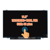 Replacement New Display B140HAK01.0 14.0 inch FHD LCD LED Touch Screen Panel 60Hz 40Pins