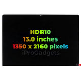 Replacement New Display For Lenovo Yoga Pad Pro Tab 13 YT-K606 YT-K606F YT-K606M LCD Touch Screen Assembly Black