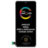 Ersatz-AMOLED-Display-Touchscreen für VIVO X80 V2183A V2144