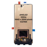 Replacement AMOLED Display Touch Screen For VIVO IQOO 10 Pro 5G V2218A