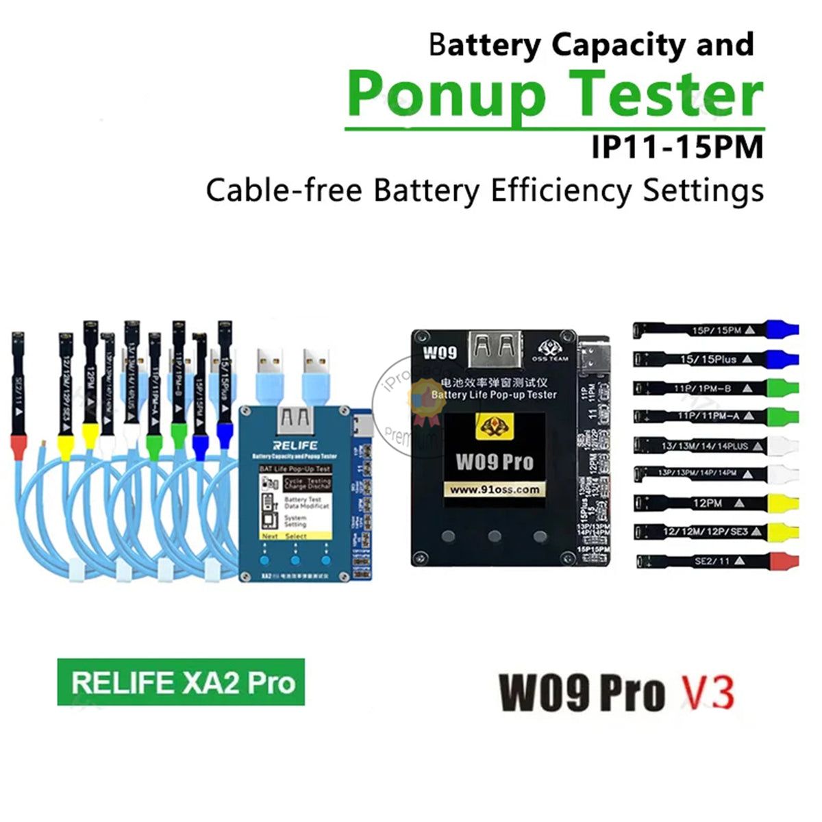 iProGadgets Repair Tools OSS W09 Pro V3 Battery Efficiency Pop-up ...