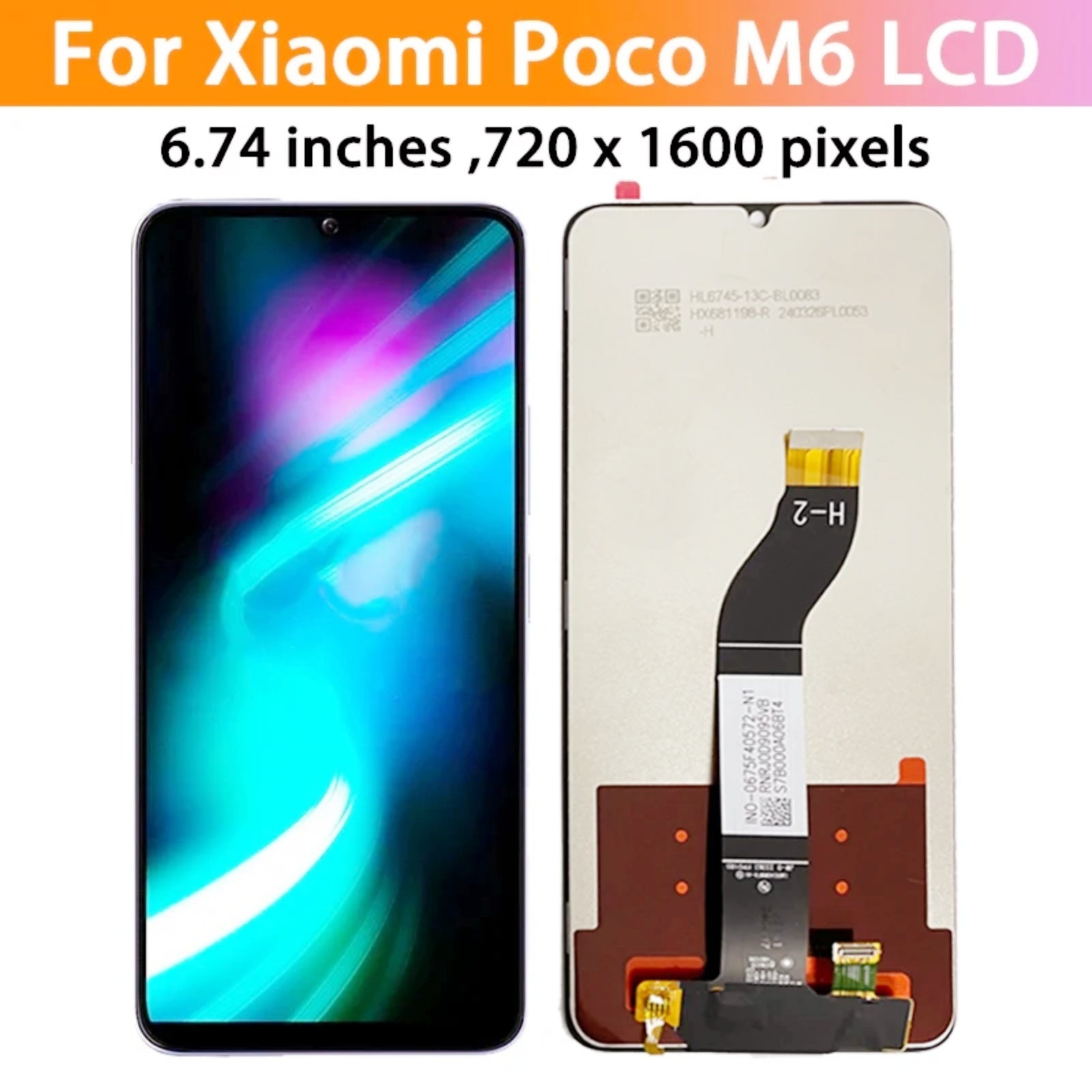 Replacement LCD Display Touch Screen For Xiaomi Poco M6 5G