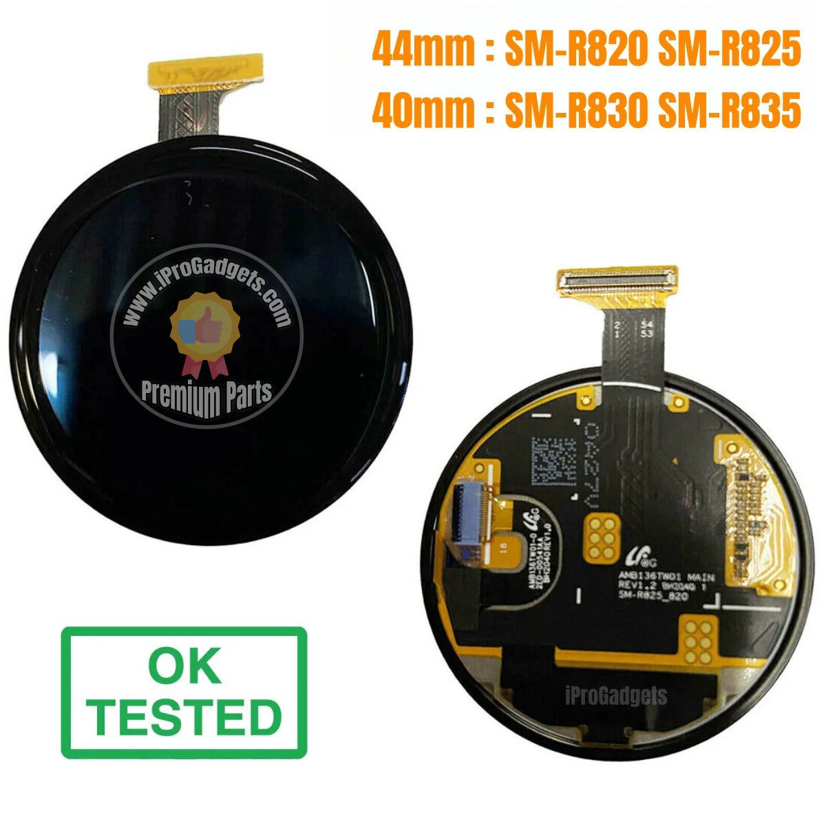 Repair Kit Galaxy Watch Active Touch Screen Replacement AMOLED