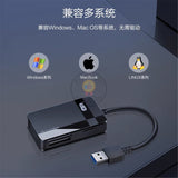 Chuanyu C368 4-in-1 Universal Memory Smart Card USB 3.0 Card Reader for SD/TF/ CF/MS