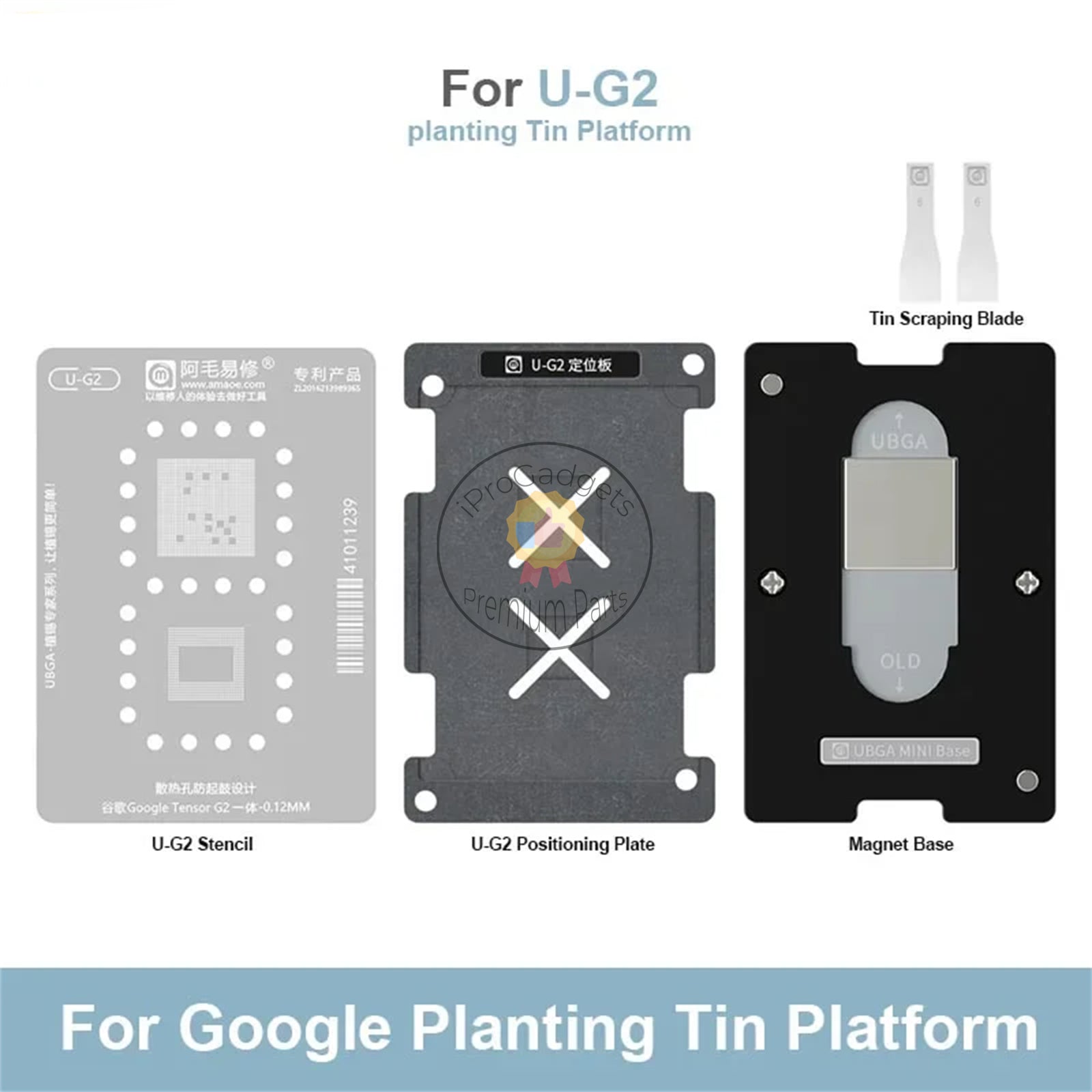 BGA Reballing Stencil For A53 Series - CPU Tin Planting Template For Phone Repair