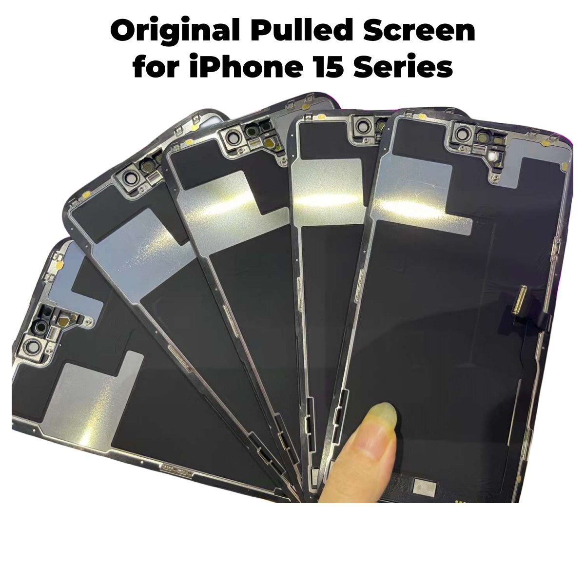 Écran LCD De Remplacement Pour IPhone 15 Plus – Incell 6.7", Noir, Kit De Réparation Avec Outils