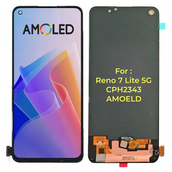 Replacement AMOLED LCD Display Touch Screen for OPPO Reno7 Lite CPH2343