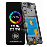 Replacement New Display for Samsung Galaxy S20 FE SM-G780F SM-G780G 5G SM-G781B SM-G781U AMOLED Touch Screen with Frame Assembly