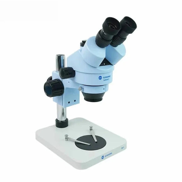 SUNSHINE SZM45T-B1 Stereo Trinocular Microscope 0.7-4.5X Zoom for Mobile Phone Repair